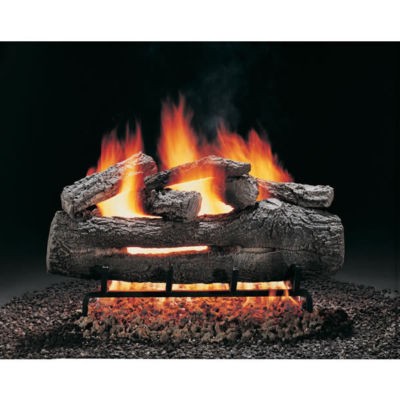 Chimney 18 Inch Hargrove Fire Oak Vented Gas Logs