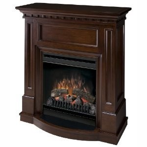 Dimplex CFP3831WN Compact Electric Fireplace with Walnut Finish
