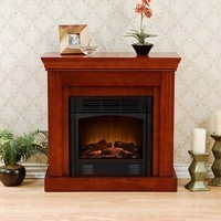 Walden Classic Mahogany Electric Fireplace
