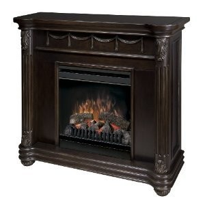Dimplex DFP7823EB Rome Electric Espresso-Bronze Fireplace with 20-Inch Fire...
