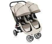 Baby Jogger City Mini Double Stroller - Stone/black