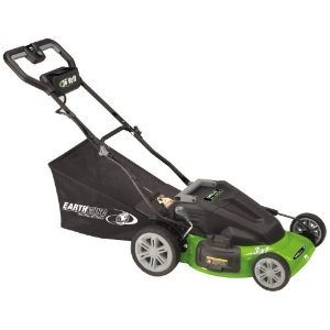 Earthwise 60236 20-Inch 36 Volt Side Discharge/Mulching/Bagging Cordless El...