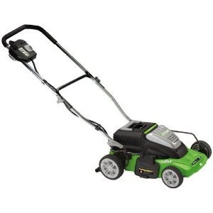 Earthwise 60214 14-Inch 24 Volt Side Discharge/Mulching Cordless Electric L...