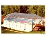 18' 40' Oval Above Ground Swimming Pool Solar Dome Cover Heater Sundome 24 Panels ( Dome)