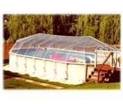 18' 40' Oval Above Ground Swimming Pool Solar Dome Cover Heater Sundome 26 Panels ( Dome)
