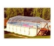 15' X 27' Oval Above Ground Swimming Pool Solar Sun Dome Cover Heater Sundome 20 Panels