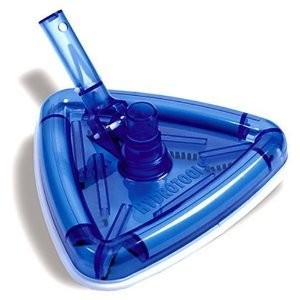 Swimline Hydro Tools 8145 Clear Weighted Triangle Pool Vacuum Head