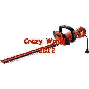 Black & Decker 3.3amp Electric Dual-act Hedge Trimmer