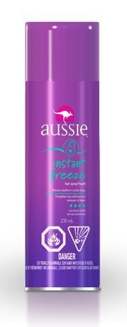 Aussie Instant Freeze Hair Spray, 8.5-Ounce Bottles