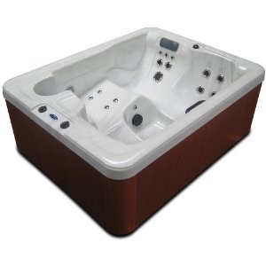 Titan Spas Helios 3-Person Spa with Lounger and Spa Cover