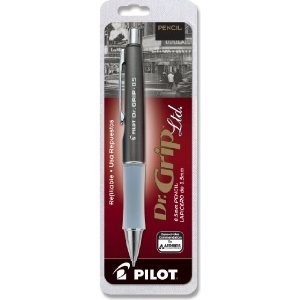 Pilot Dr. Grip Limited 0.5mm Mechanical Pencil, Charcoal Gray Metallic Barrel, 36171