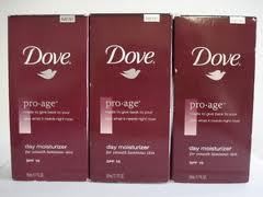 3 Dove Pro Age Day Moisturizer For Smooth Skin Spf 15
