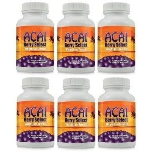 Acai Berry Select Weight Loss diet pill Formula 6 ~ 60 Capsule Bottles