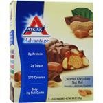 ATKINS Advantage Bar Caramel Choc Nut Roll 5 bars