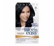 Procter & Gamble Clairol Nice N Easy, Permanent Hair Color, Natural Blue Black #124 Kit,, 3 Pack