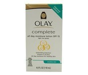 Olay Complete All Day Moisture Lotion Spf15 Uva / Uvb Protection for Sensitive Skin, 4oz.
