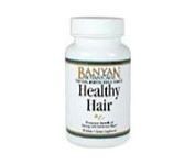 Banyan Botanicals Healthy Hair Promotes Growth of Strong & Lustrous Hair, 90 Tabs.
