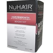Natrol Nu Hair Hair Regrowth System Women 30 Day Kit