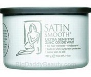Satin Smooth Ultra Sensitive Zinc Oxide Epilating Wax For Hair Removal 14oz